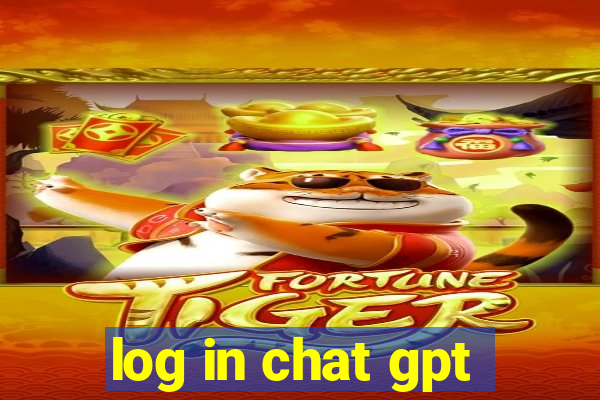 log in chat gpt